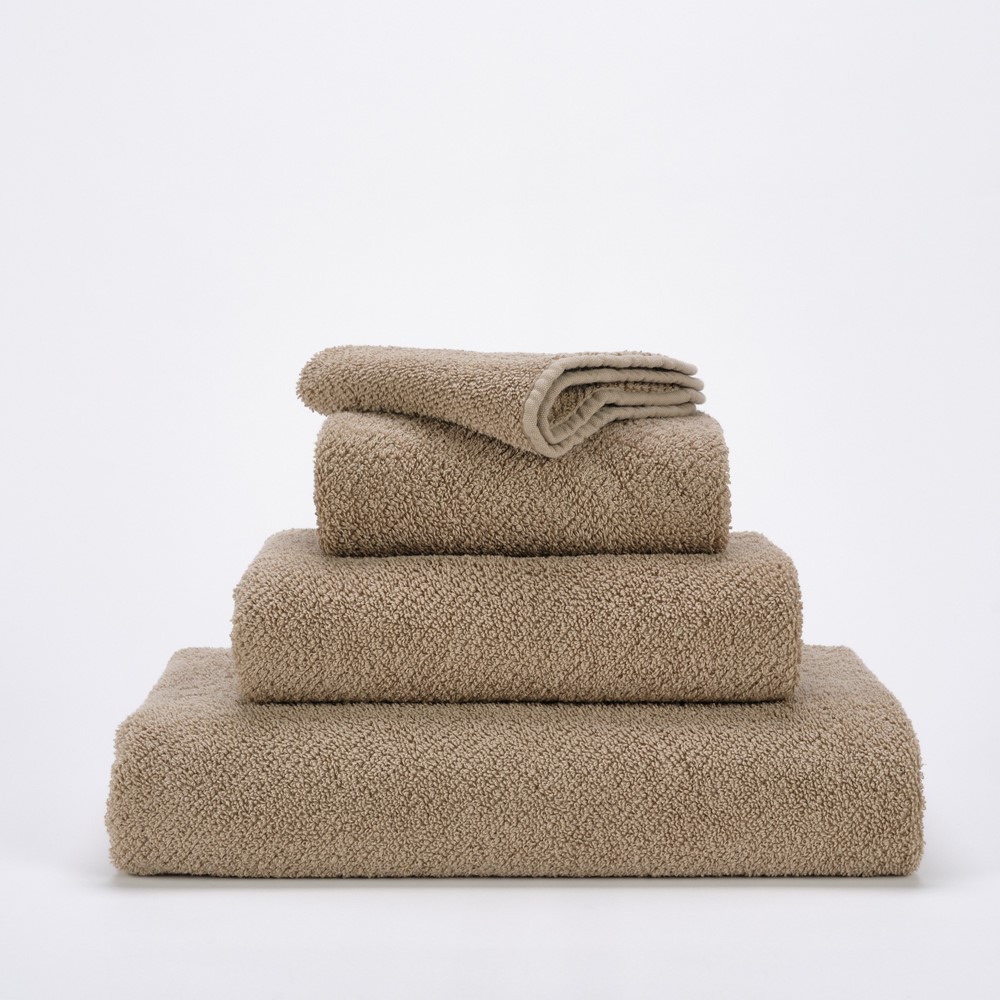 Twill Egyptian Cotton Towels 711 by Designer Abyss & Habidecor in Taupe Brown